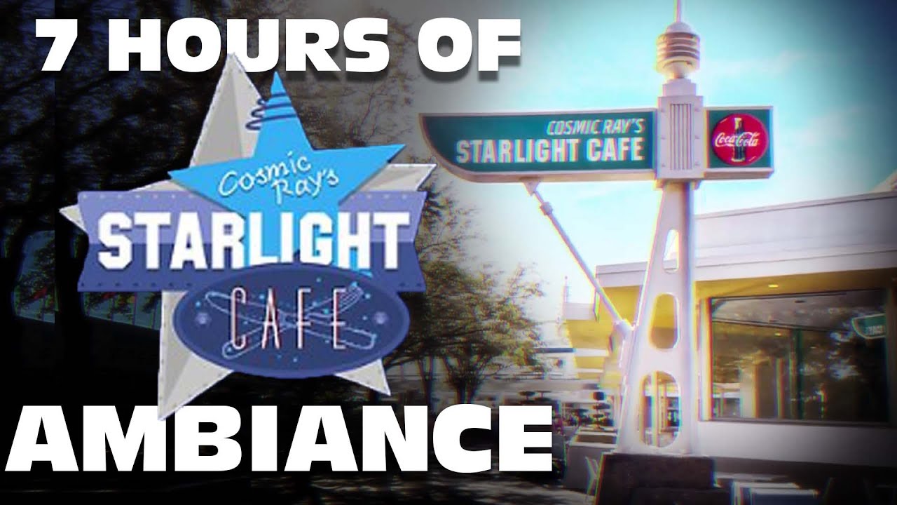 Fall asleep in Disney 7 Hours of Cosmic Ray’s Starlight Cafe Ambience | Tomorrowland Jungle Cruise