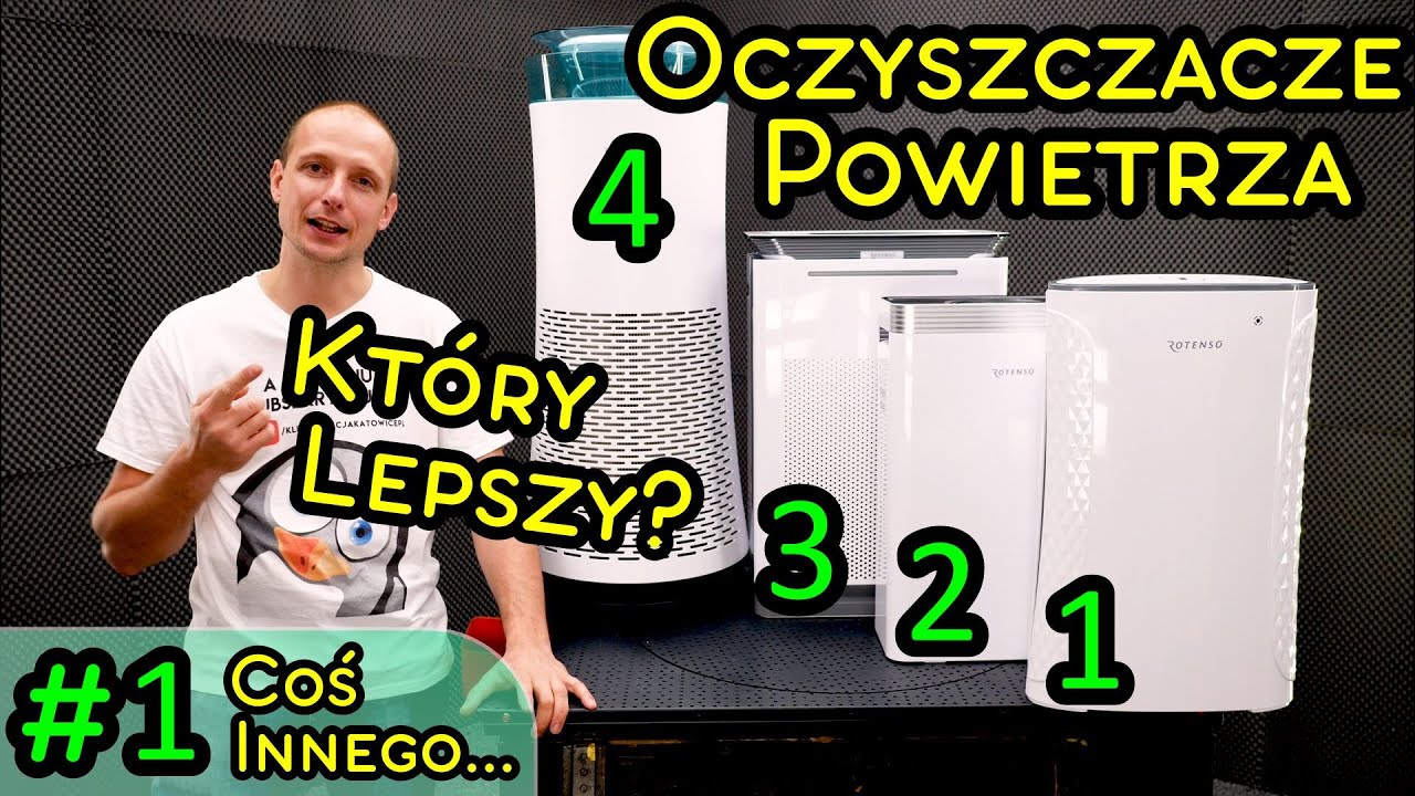 TEST 4 OCZYSZCZACZY POWIETRZA - POGROMCY SMOGU. Jakość Filtracji, Budowa, Możliwości, Moc!