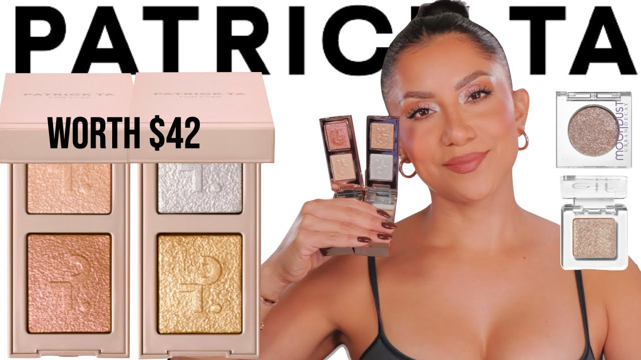 DO U NEED $42 PATRICK TA MAJOR DIMENSION EYE ILLUSION EYESHADOW DUOS?Compare UD Moondust & e.l.f.|MJ