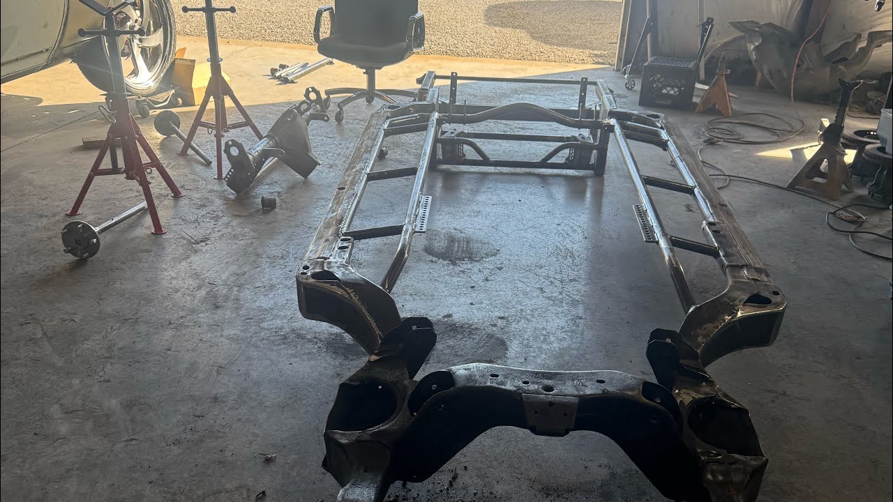 Frame work is looking good and ready for powder coating 