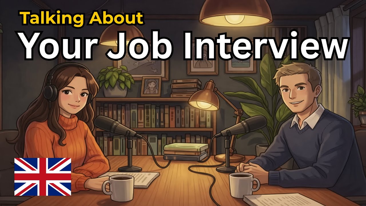 How to Talk About Your Job Interview in English | Real English Conversation Practice