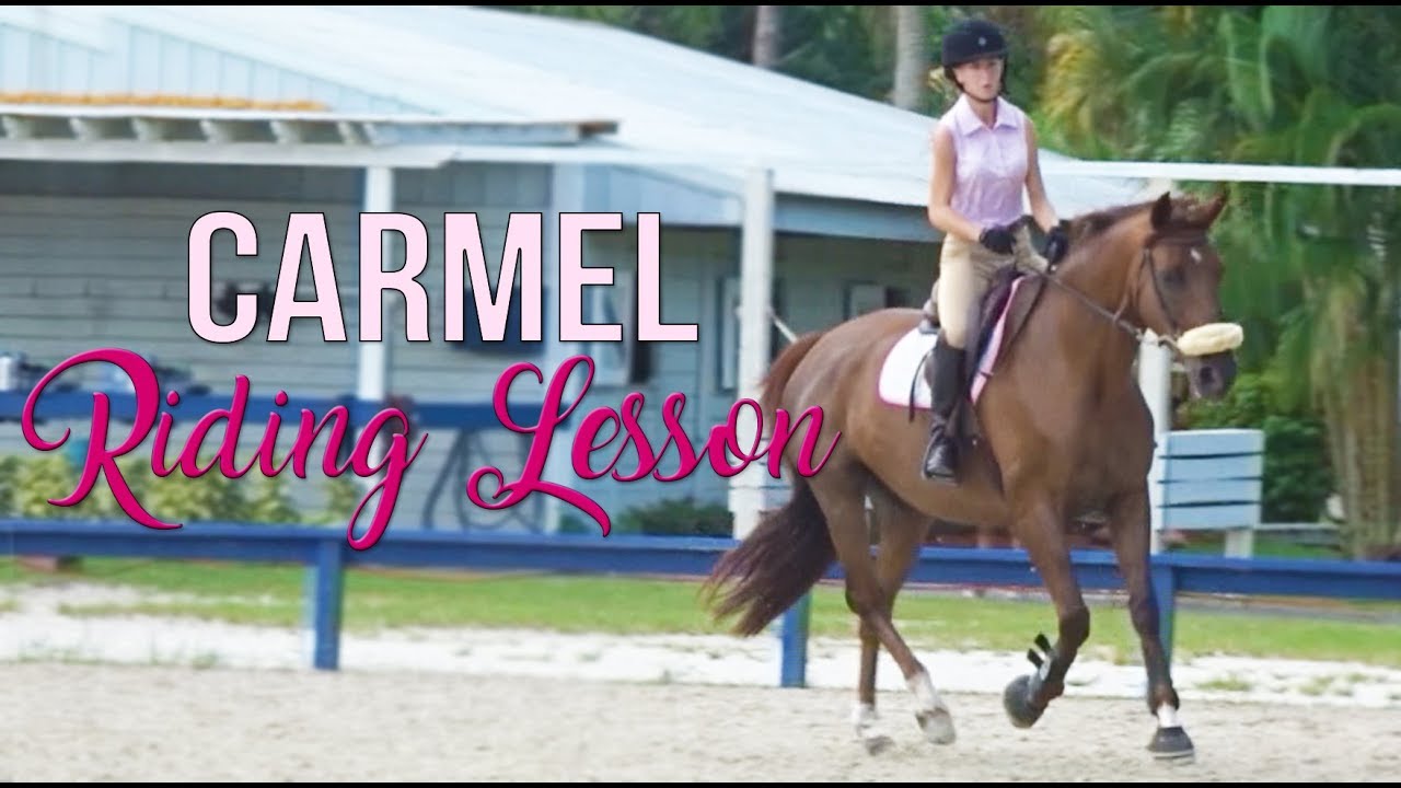 Jumping Lesson on the Amazing Caramel!