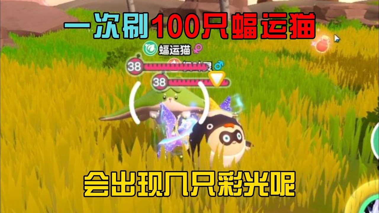 蛋仔派對：一次刷100只蝠運貓，會出現幾只彩光呢