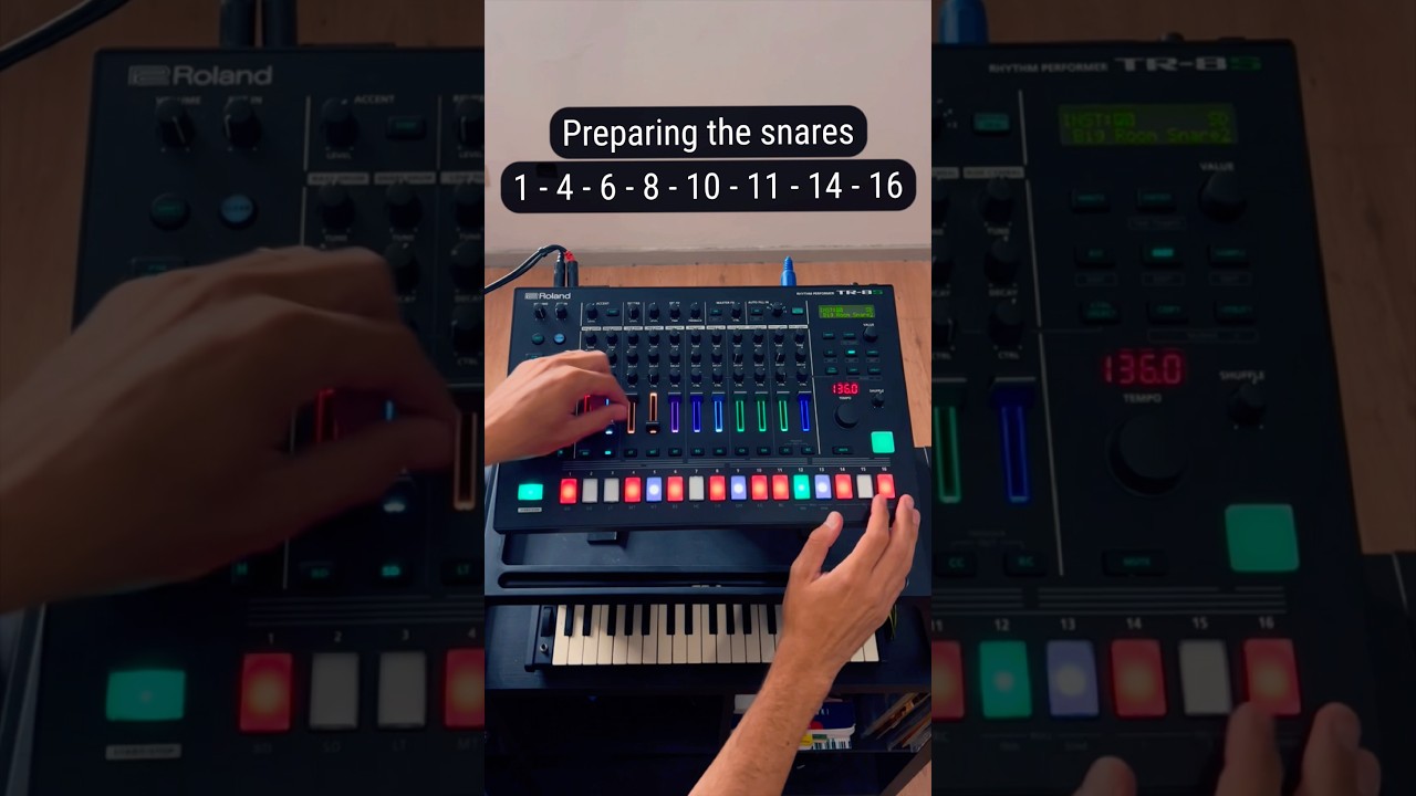 How to techno with Roland TR-8s Performance &ndash; Full Track Built Live, No Extra Gear! #techno #live