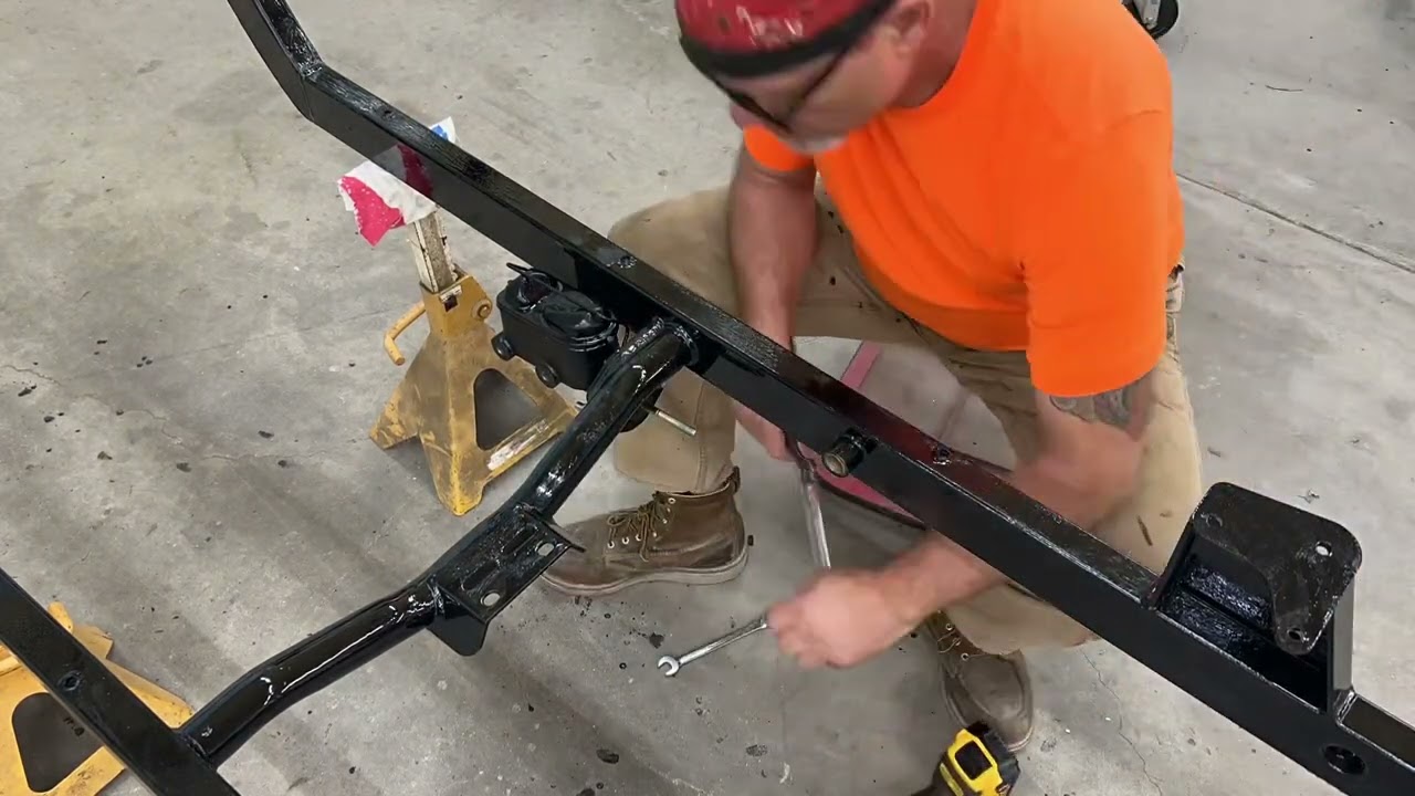T bucket build pt.27 painting the chassis 