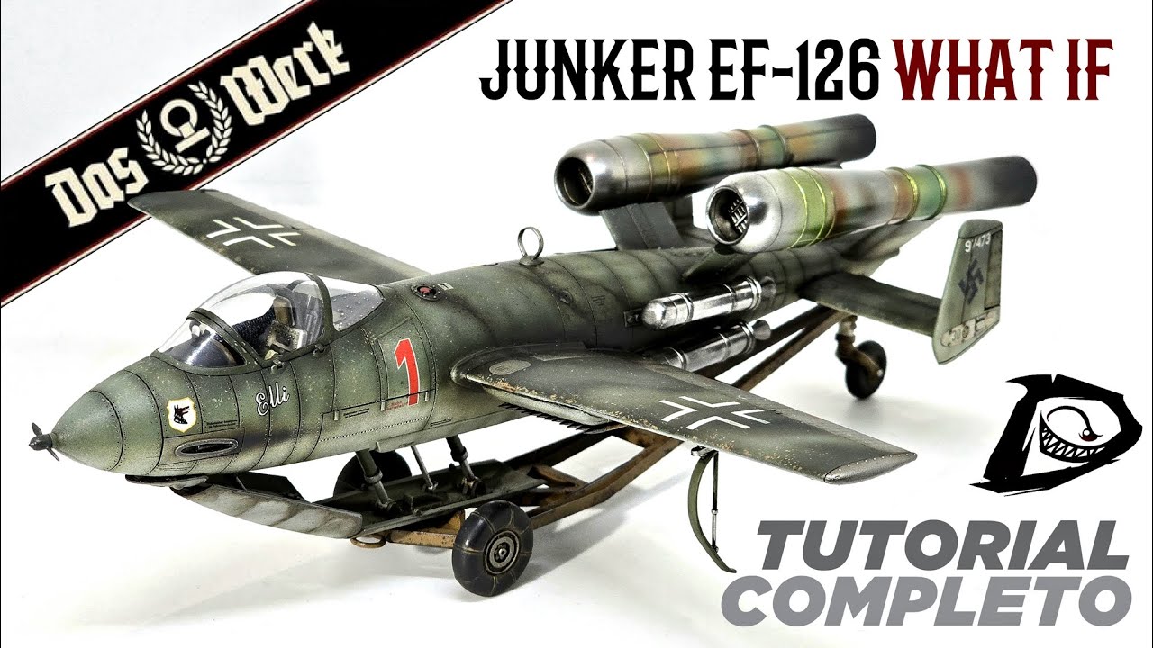 Das Werk 1:32 Ju EF-126 Avión experimental What if