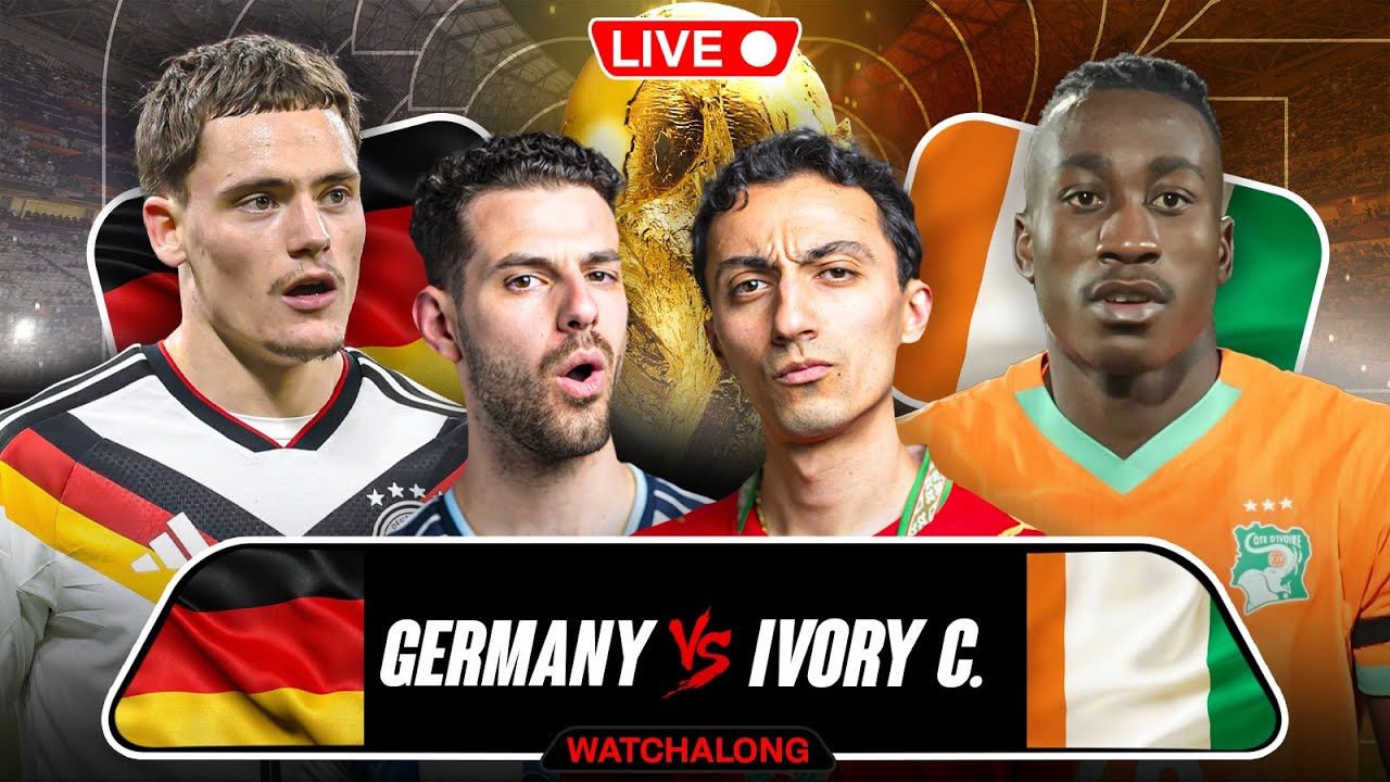 GERMANY VS IVORY COAST WORLD CUP WACTHALONG!