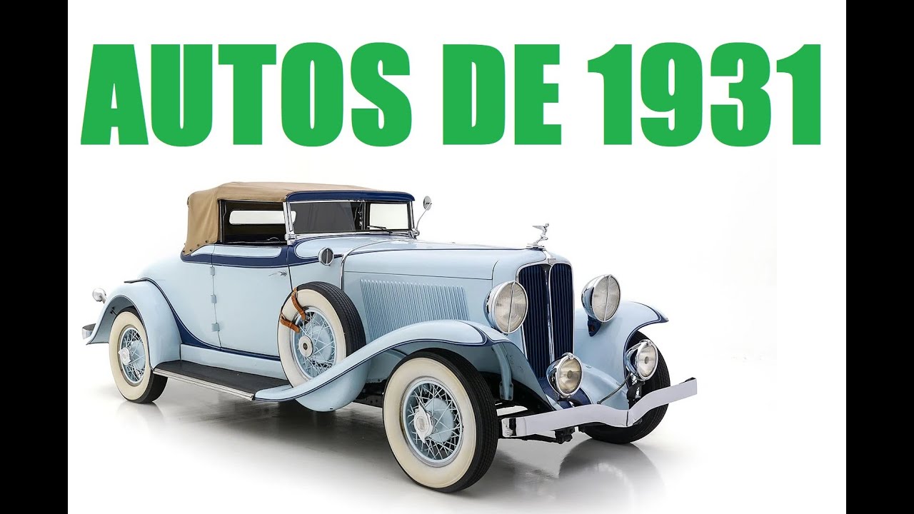 Autos del mundo, modelos de 1931