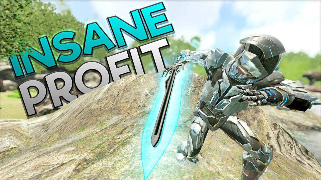 Solo RAIDING Gives INSANE Profit - ARK Trio PVP
