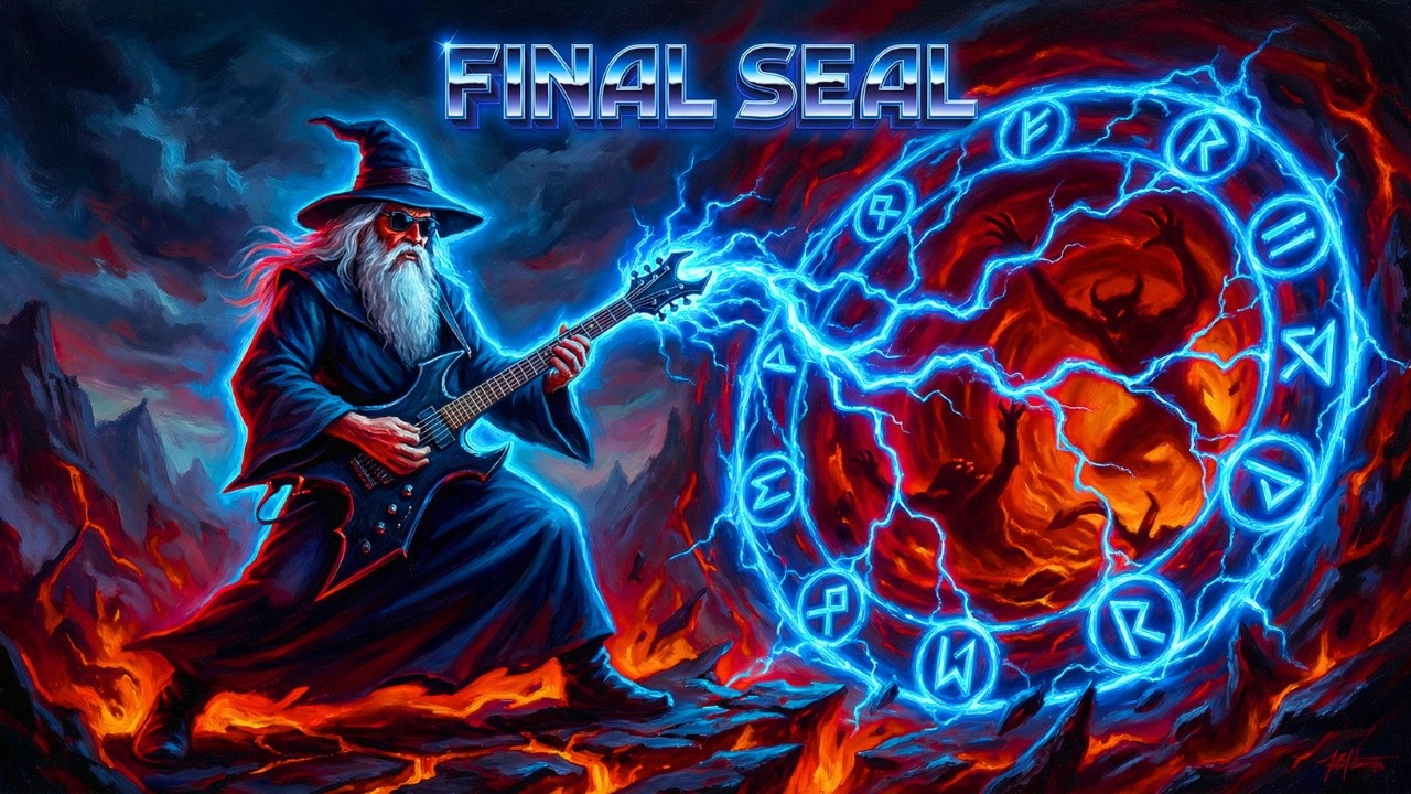 Music to Close the Portal LIVE | Retro 80s Synthwave and Heavy Metal Ritual Energy