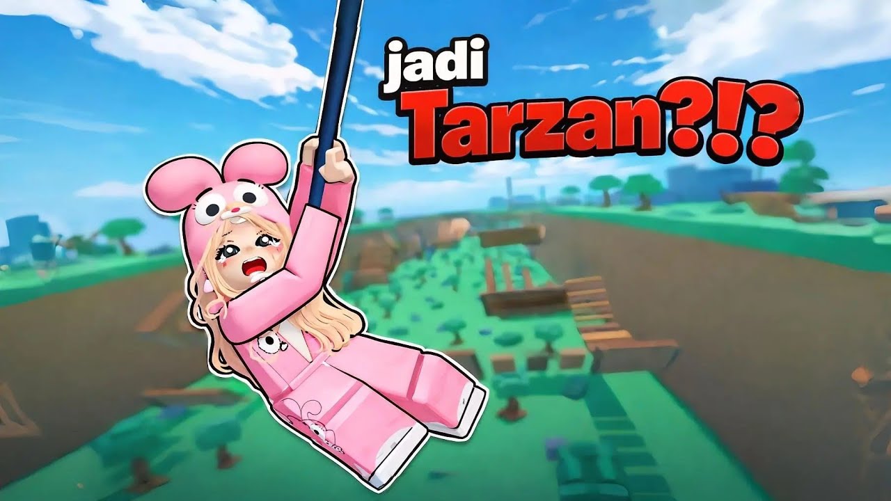 ZELA GELANTUNGAN KAYA TARZAN⁉️ Swing Tower | Roblox Indonesia