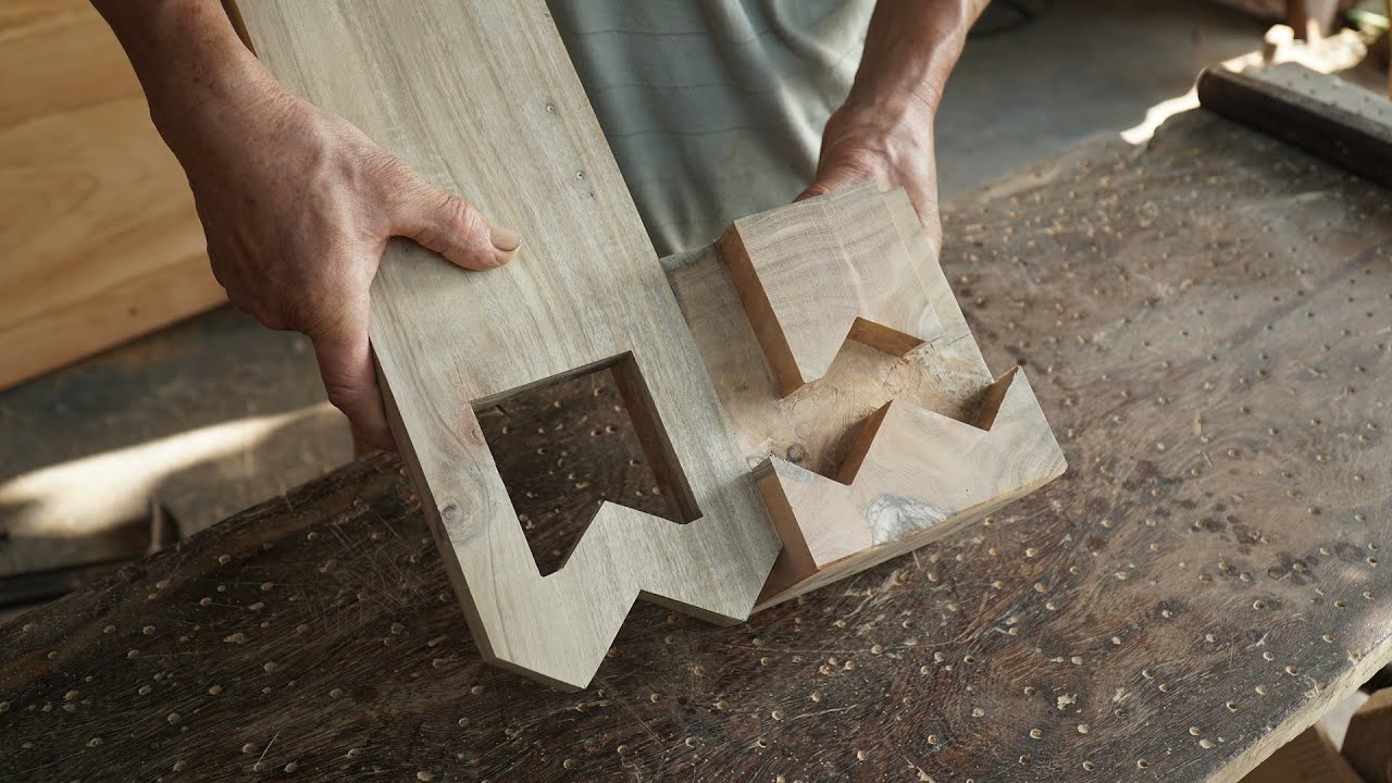 WOW Talented Woodworking Carpenter, Traditional Cutting Wood Joints Skills You Never See