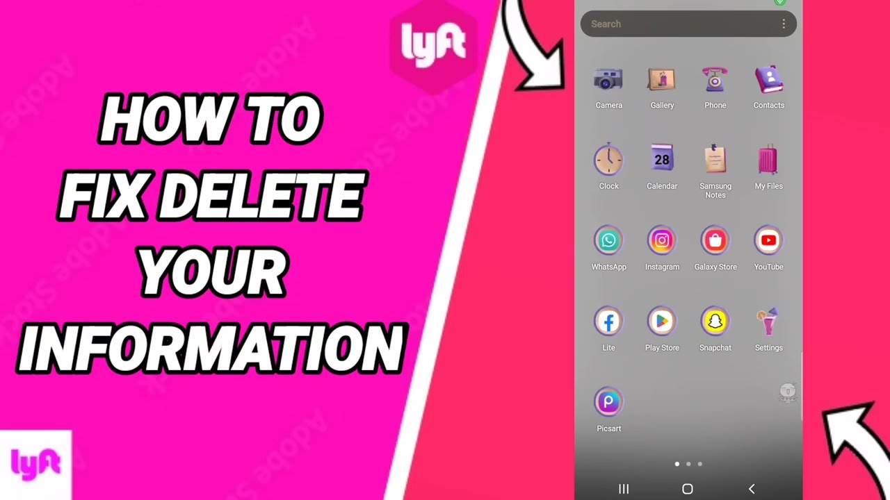 How To Fix Delete Your Information On Lyft (Original) App