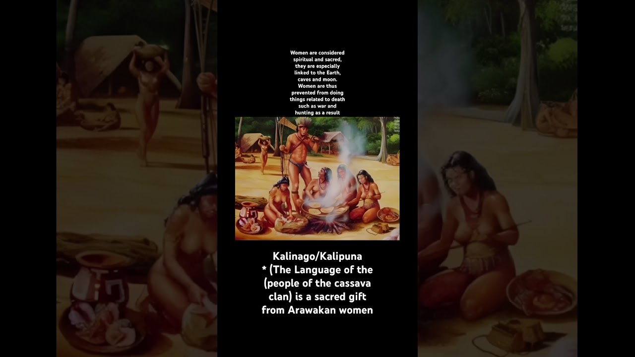 The Lesser Antilles was an area of recent conquest, women mostly spoke Arawakan. 