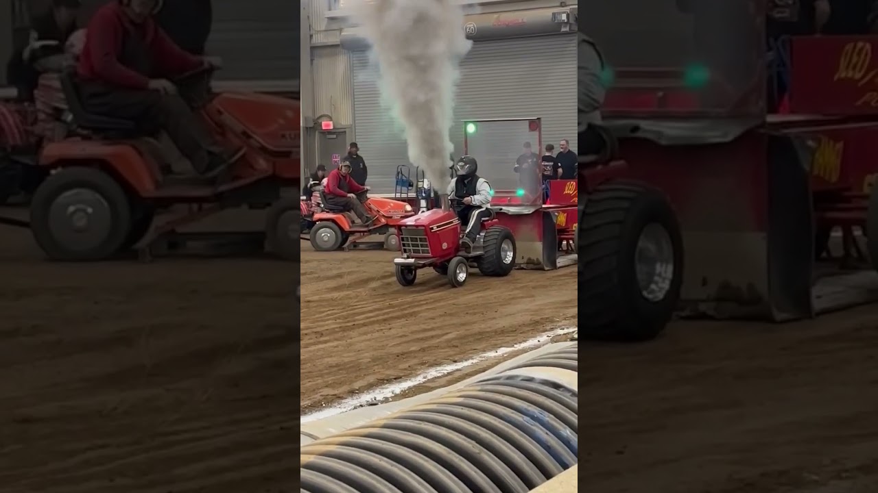 🔥 Diesel Garden Tractors: Small But Mighty! #DieselPower #GardenTractors #TractorPulling