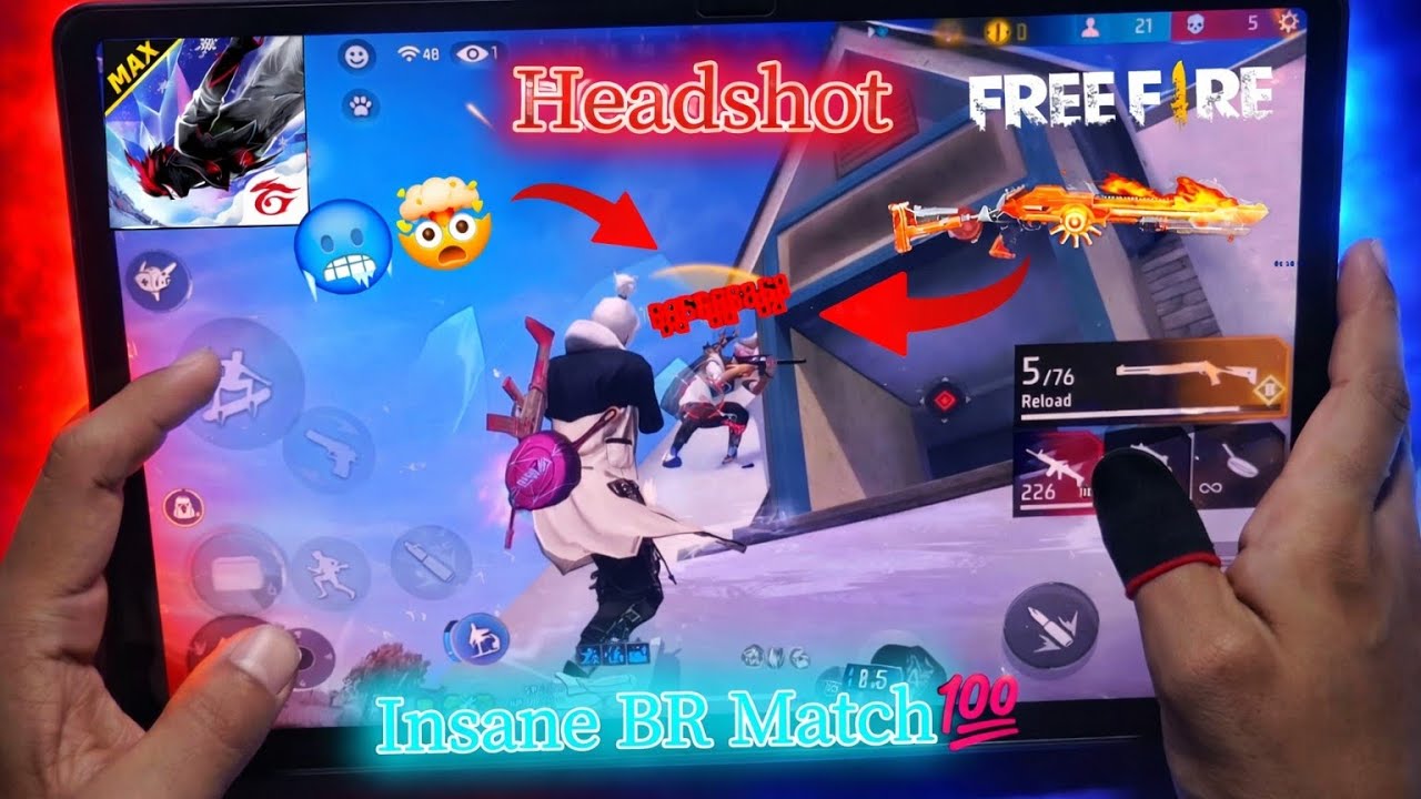 Insane Clutch BR 🔥 | Free Fire Handcam