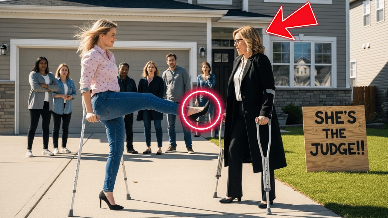 HOA Karen Kicked My Wife’s Crutches—Didn’t Know She’s the Judge on Their Lawsuit