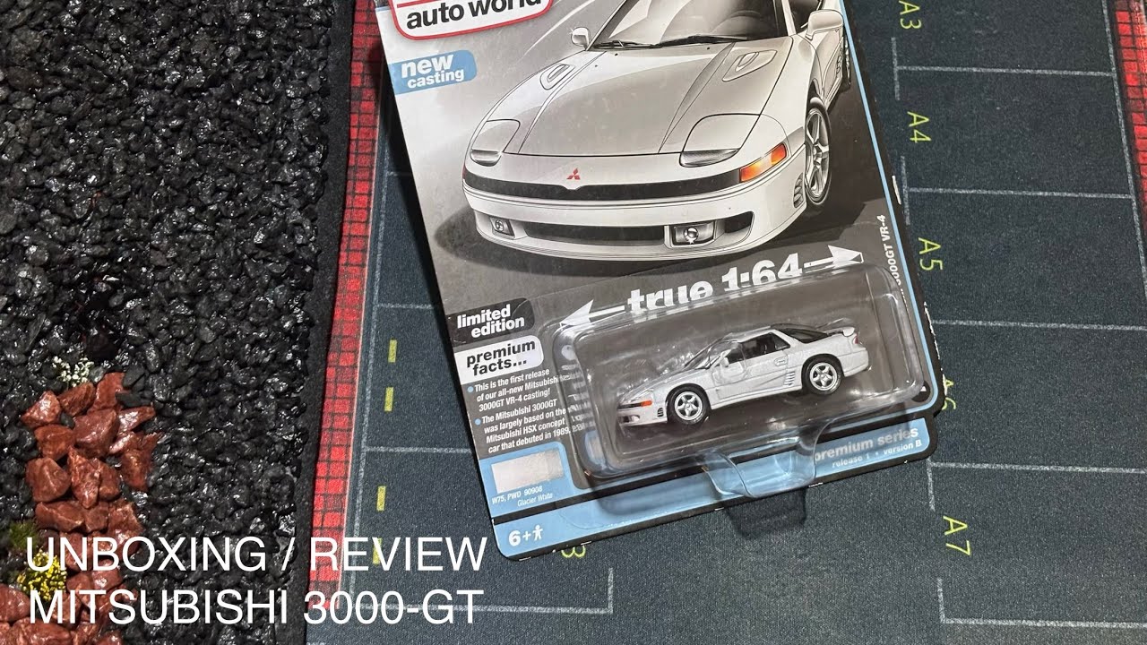 Unboxing / Review Autoworld - MITSUBISHI 3000-GT