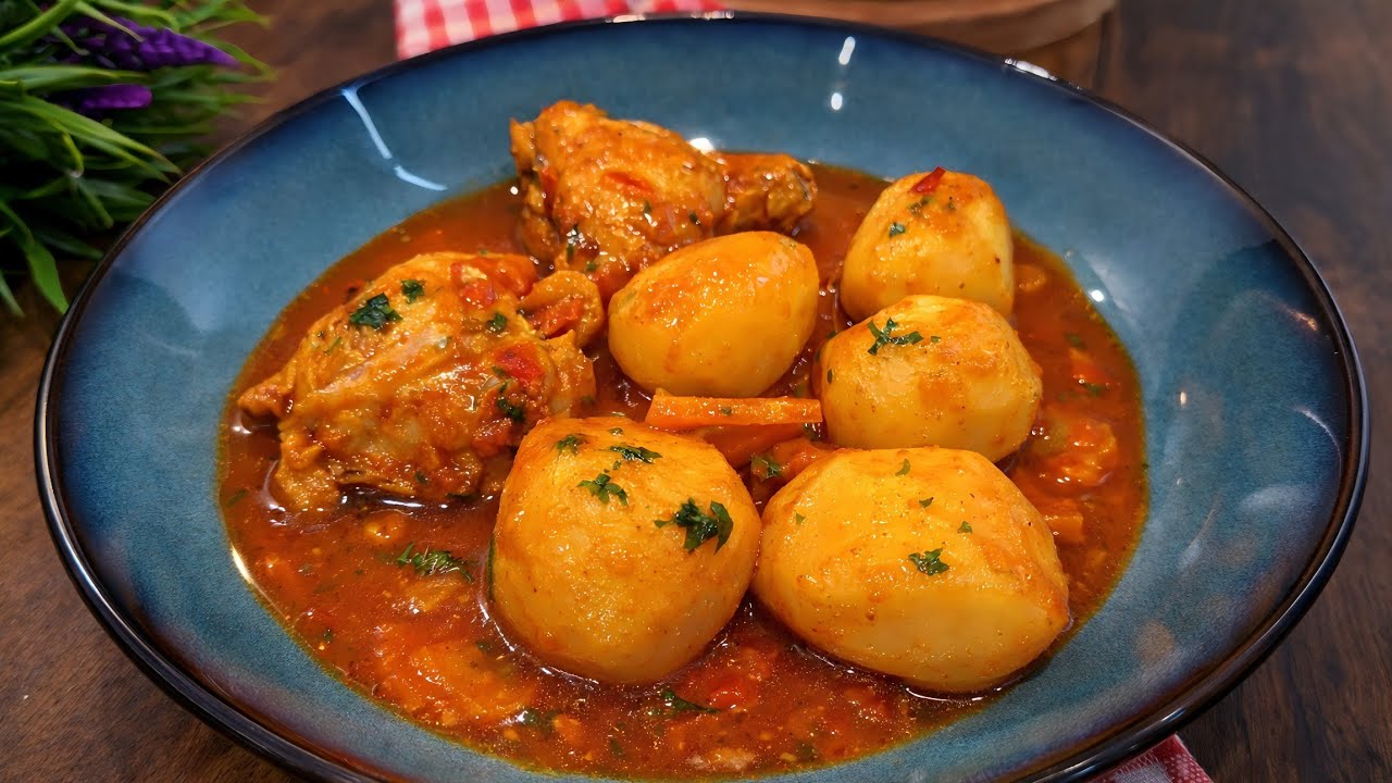 Pileći paprikaš 🍲 Ručak za cijelu porodicu