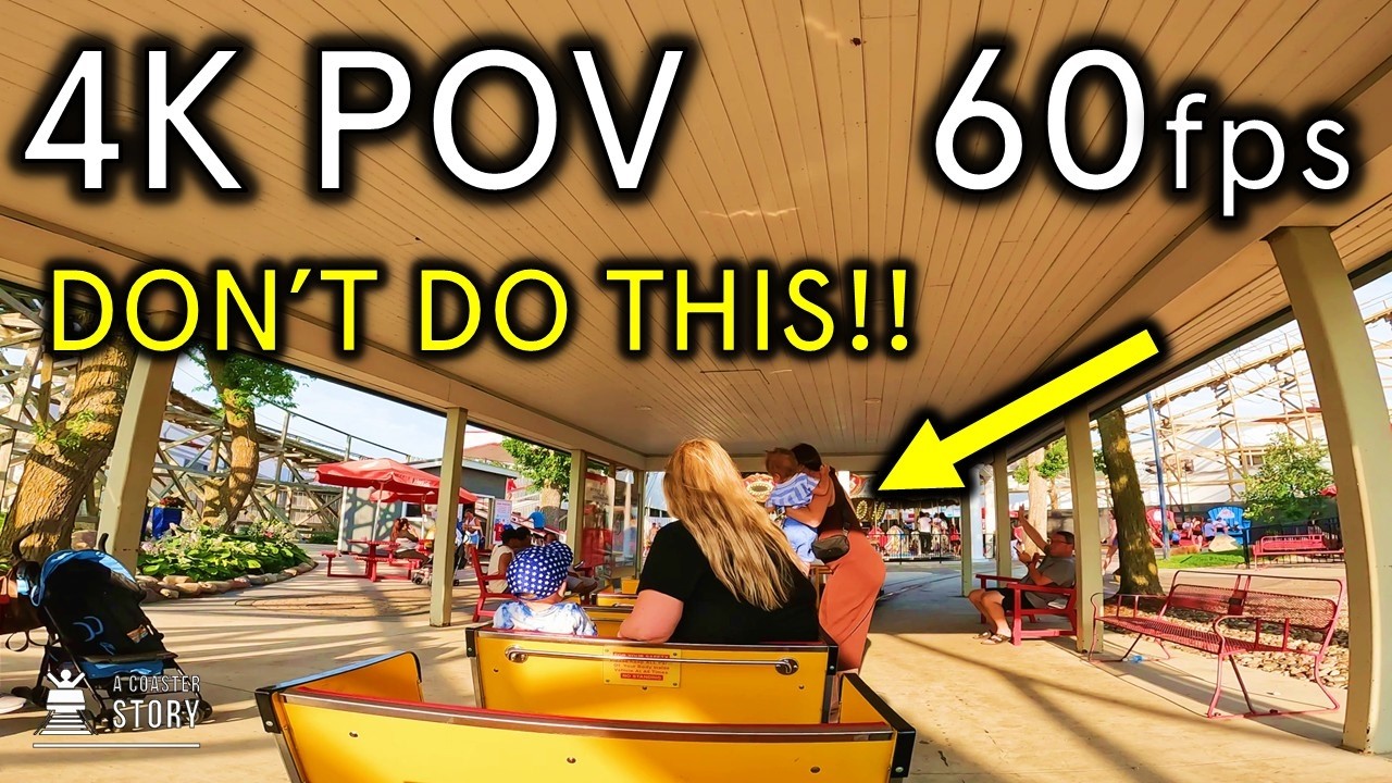 Long Lines LTD Train - Arnolds Park 4K60 POV