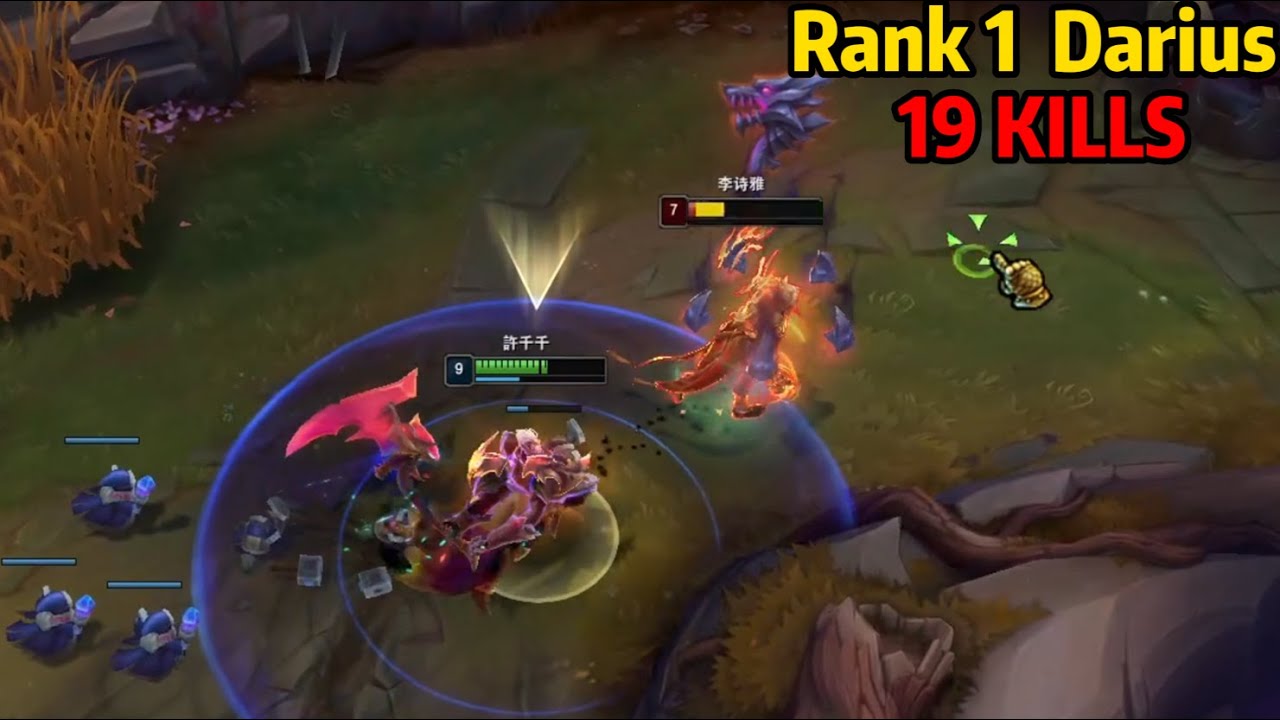 Rank 1 Darius: This Guy is UNSTOPPABLE on Toplane! *19 KILLS*