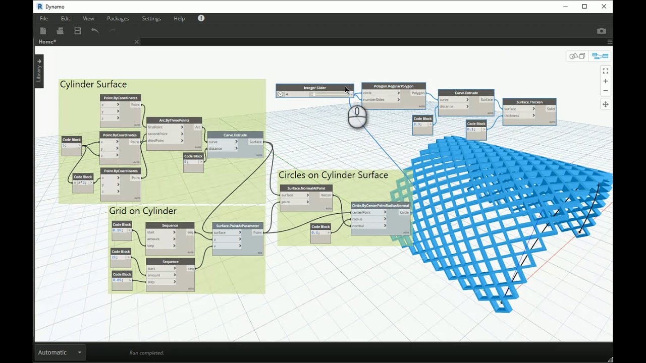 Tessellation & Surface Design in Dynamo, Revit 3