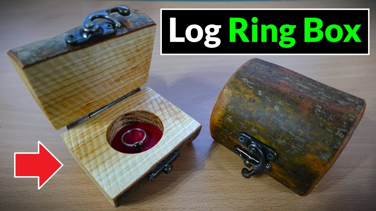 Making a Ring Storage Box from a Seasoned Log