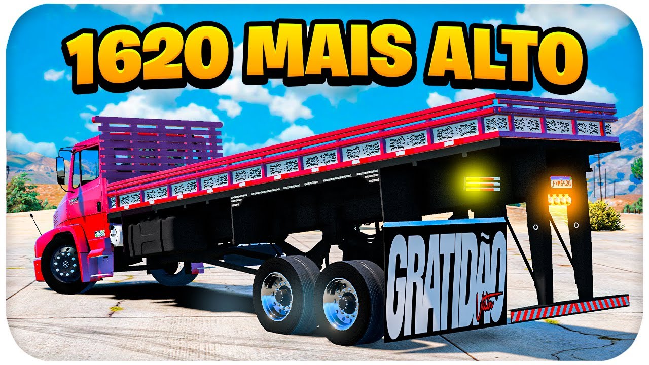 FIZ O CAMINHÃO MAIS ARQUEADO DO BRASIL 😍😂 | GTA 5 VIDA REAL #389