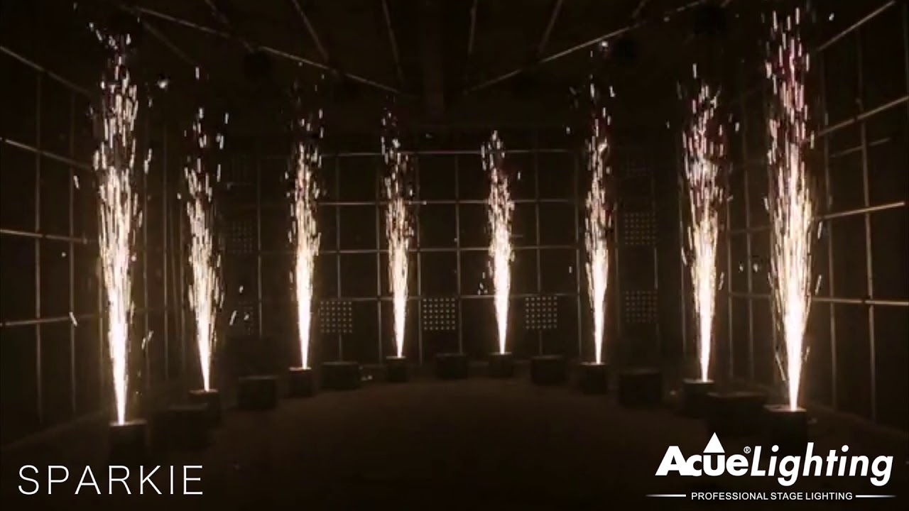 Sparkie Cold Spark Cold Fireworks Machine By Acue Lighting / Production Stage Lighting & Club Effect