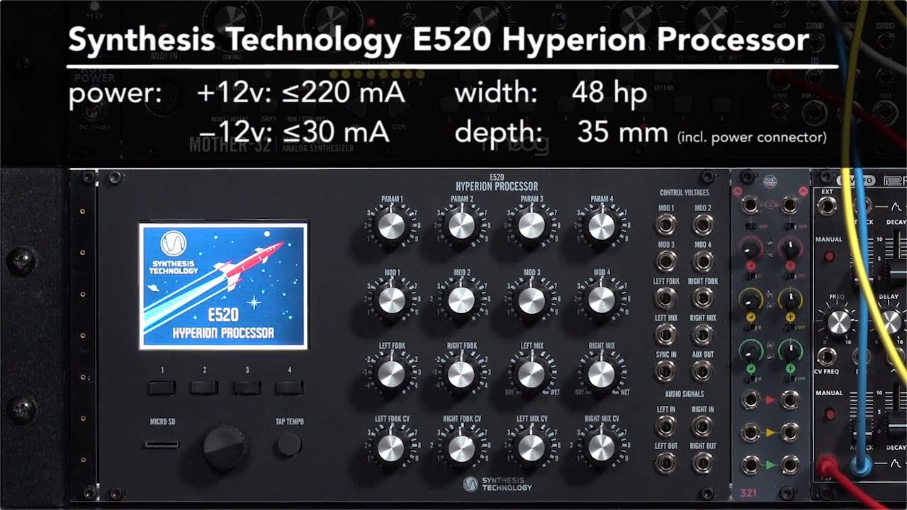 Video Manual: Synthesis Technology E520 Hyperion Processor