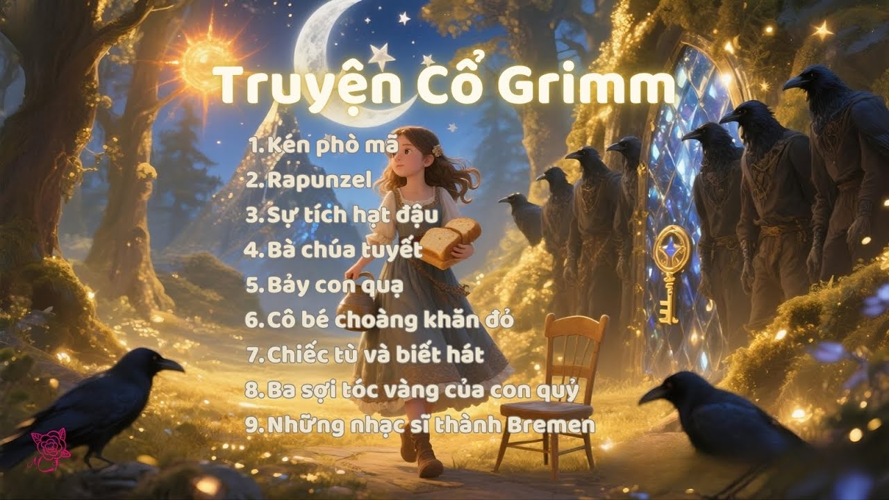 Truyện cổ Grimm - 9 truyện 60 phút  | Truyện cố tích | Truyện cho bé