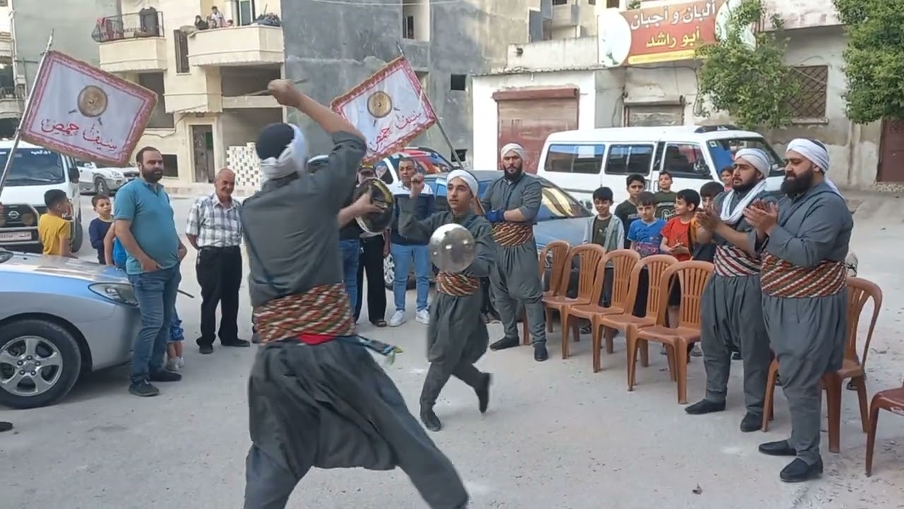 عراضة حمصية من اجمل العراضات في سوريا 