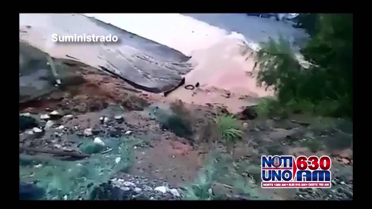 Emergencia por desprendimiento de suelo en San Juan