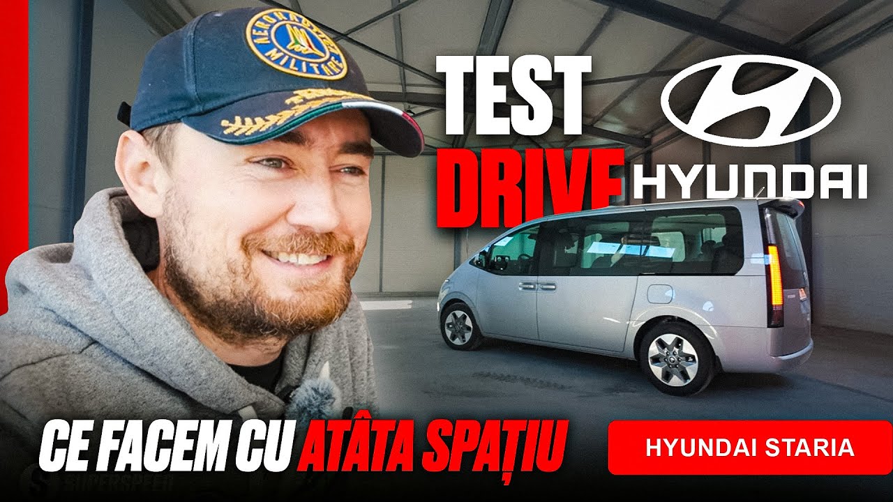 Trei oameni în SPAȚIU | Test cu Hyundai Staria