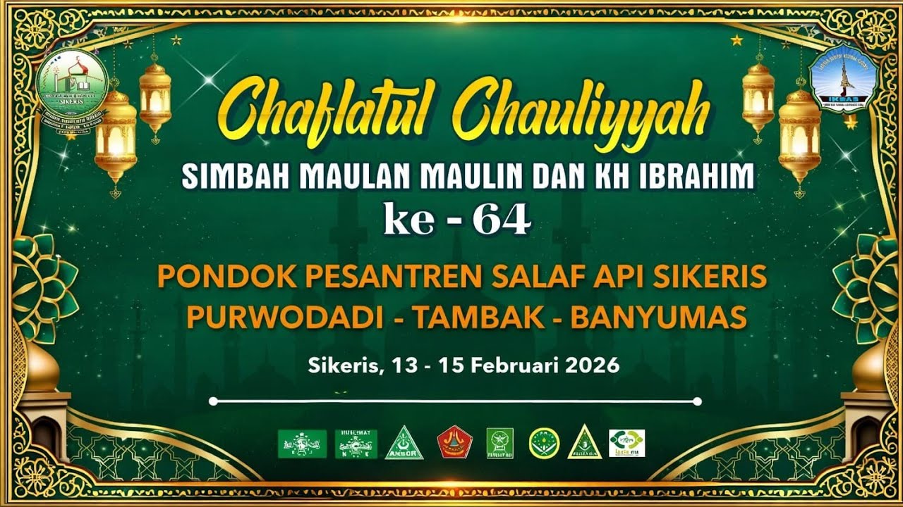LIVE TADARUS AL QUR'AN 30 JUZ KHAUL SIMBAH MAULAN MAULIN & SIMBAH KH. IBROHIM KE 64.