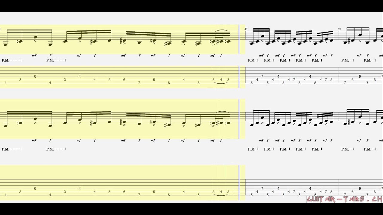 Megadeth Tabs - Lucretia