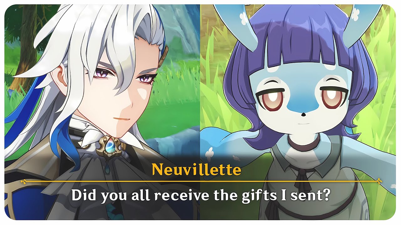 Neuvillette Buys Gifts for All Melusines (Cutscene) Anecdote Interaction | Genshin Impact 5.7