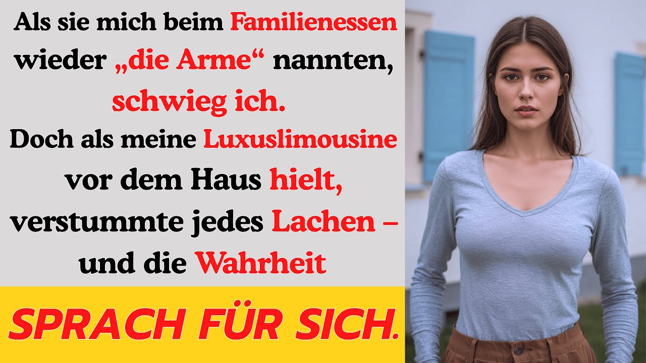 Beim Familienessen verspotteten sie meine Armut &ndash; bis meine Luxuslimousine vorfuhr