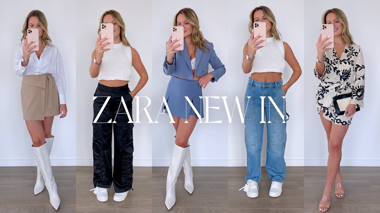 ZARA NEW IN TRY ON HAUL  - SPRING - A Neutral Dream!
