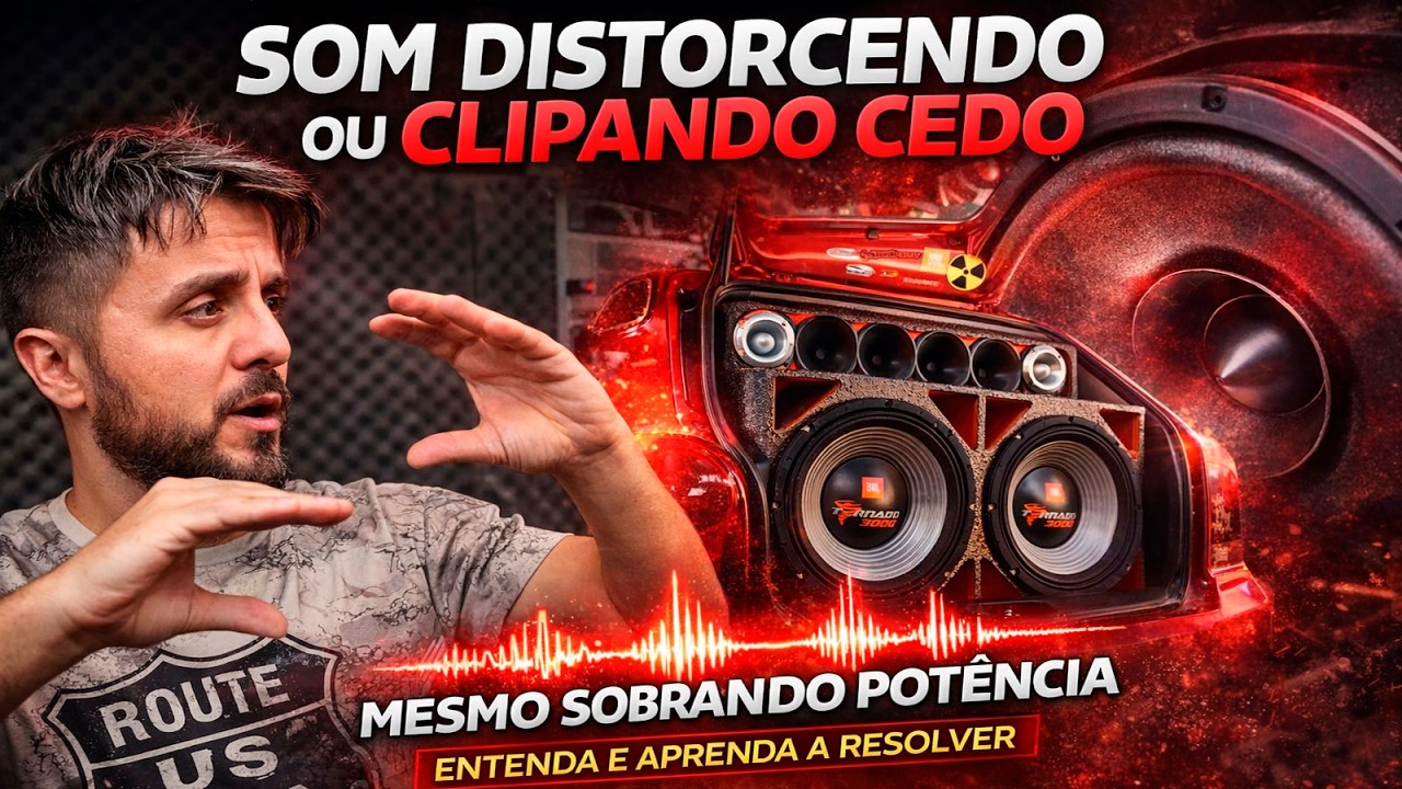 Som distorcendo ou clipando cedo mesmo sobrando potencia? Entenda e aprenda a resolver