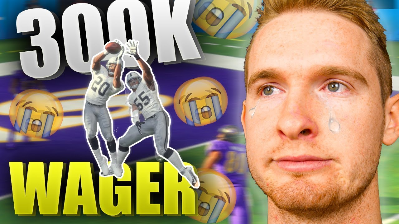 *300K WAGER* YOU WONT BELIEVE HOW THIS ENDS | HARDEST RAGE EVER | Madden 18 Ultimate Team 300K Wager