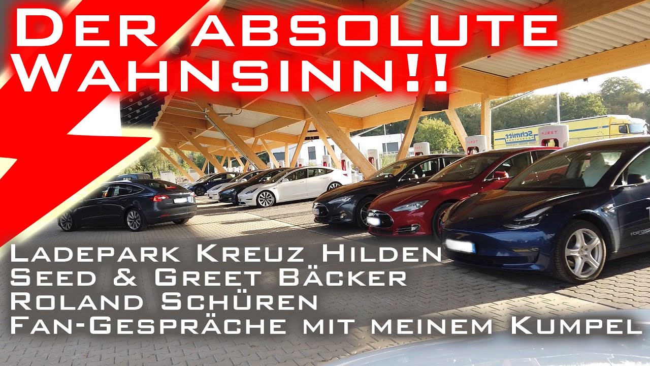 Besuch beim Ladepark Kreuz Hilden - Seed & Greet Bäcker Roland Schüren und Fan-Gespräche mit ???