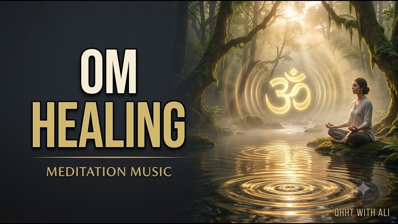 Hypnotic Deep Healing OM Chanting + River Sound Healing (432Hz) 🌿 1:11:11 #SoundHealing #Relaxation