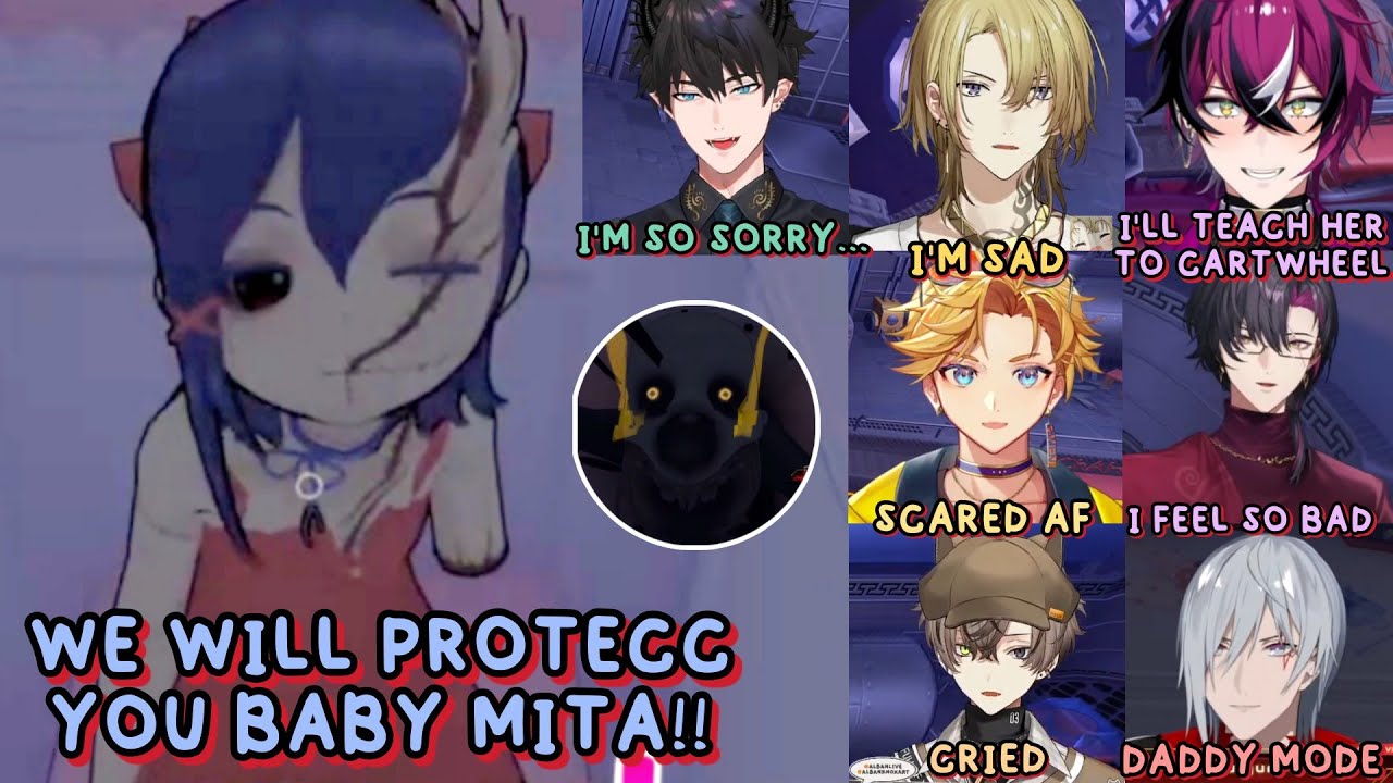 Niji Boys Emotional and Scared Reaction to Baby Mita Arc (Big Brother Mode: On)