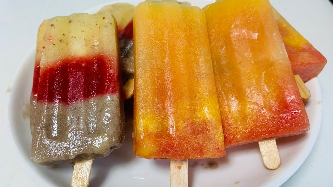 Natural Fruit  Popsicles Recipes for summer