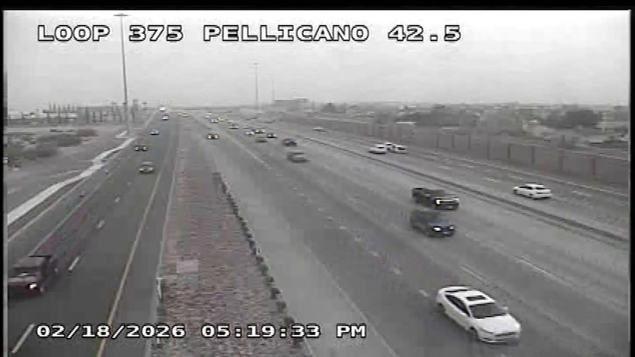 WATCH: A live look at traffic around El Paso Wednesday afternoon