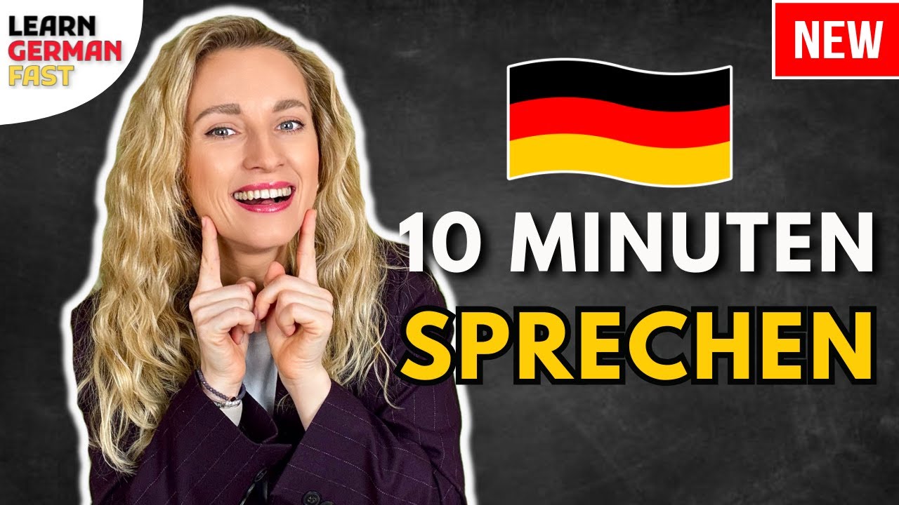 10 Minuten SPRECHEN 🇩🇪 (Alltagsdeutsch) - sich verabreden - Learn German Fast