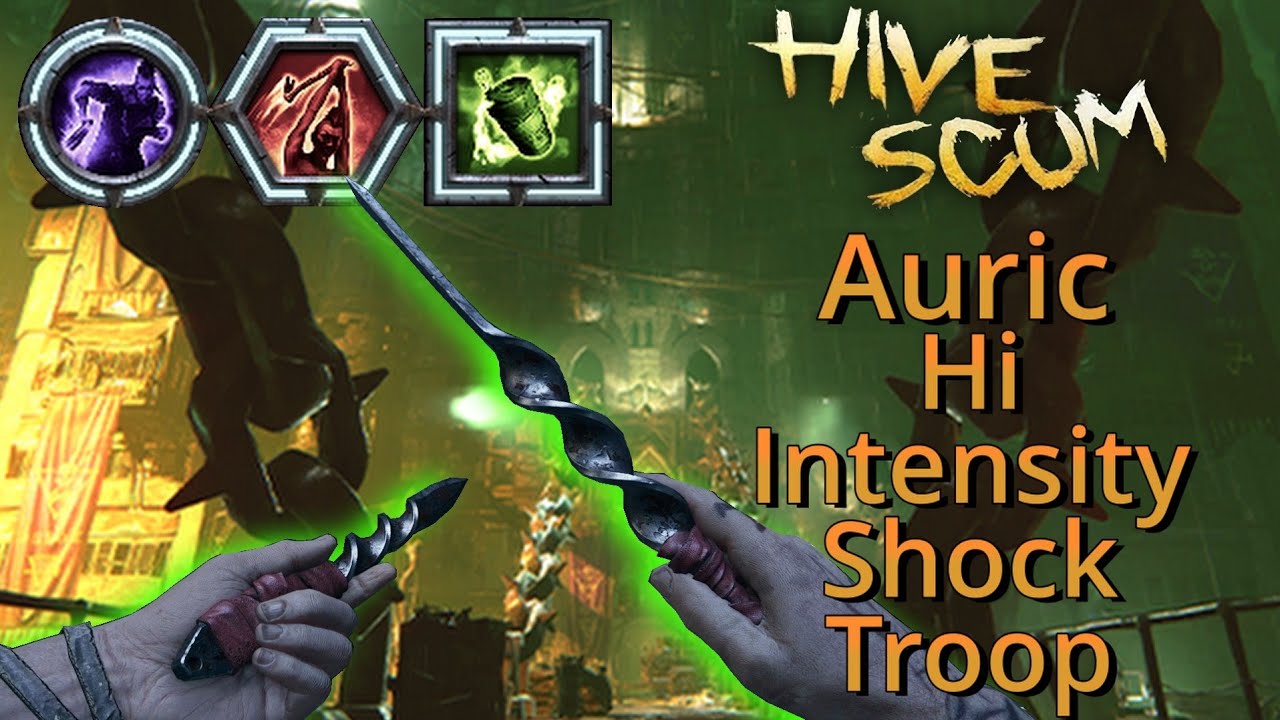 Auric Vigil Station Oblivium: The Enforcer Hive Scum, Shivs/Needle Pistol - Darktide 40k