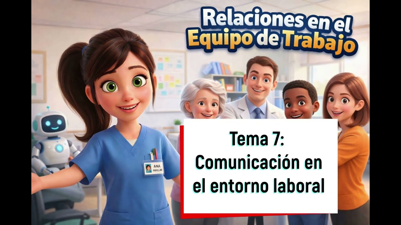 RET TEMA 7: Comunicación en el entorno laboral #tcae #pruebaslibres #examen #ret #clases #maestro