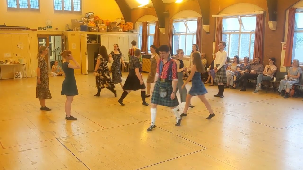 Scottish Country Dancing Display at the Reel Club Summer Dance